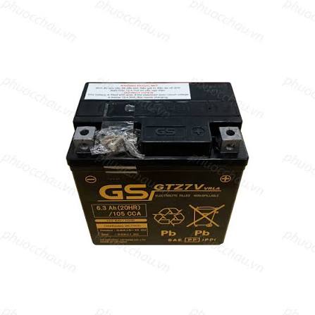 BÌNH ẮC QUY KHÔ GS GTZ7V (12V-6.3Ah) - GS NHẬT BẢN